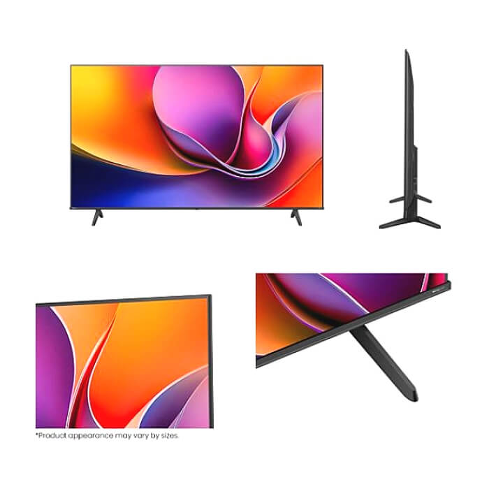 Hisense 50" A6Q, 4K Ultra HD 3840x2160, DLED, DFA, Precision Colour, HDR 10+, HLG, Dolby Vision,Light sensor, Smart TV, WiFi, BT, AnyView Cast, Gaming Mode, 1xHDMI2 eArc, 3xHDMI, 2xUSB, LAN, CI+, DVB-T2/C/S2, Black ID 89923 (тъмнейл - 3)