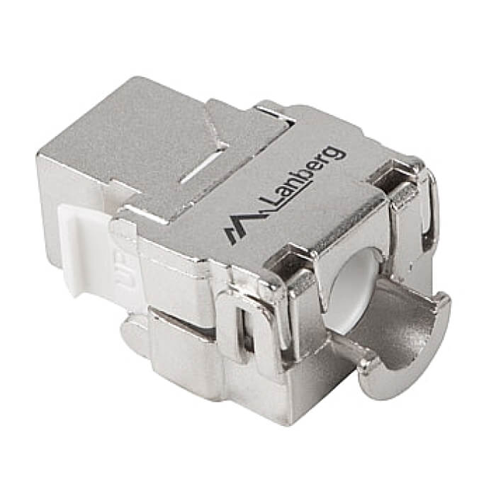 Lanberg keystone toolless module RJ45 180° FTP CAT.5e ID 72041 (тъмнейл - 2)