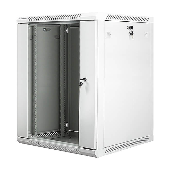 Lanberg rack cabinet 19” wall-mount 15U / 600x600 for self-assembly (flat pack), grey ID 71878 (тъмнейл - 3)