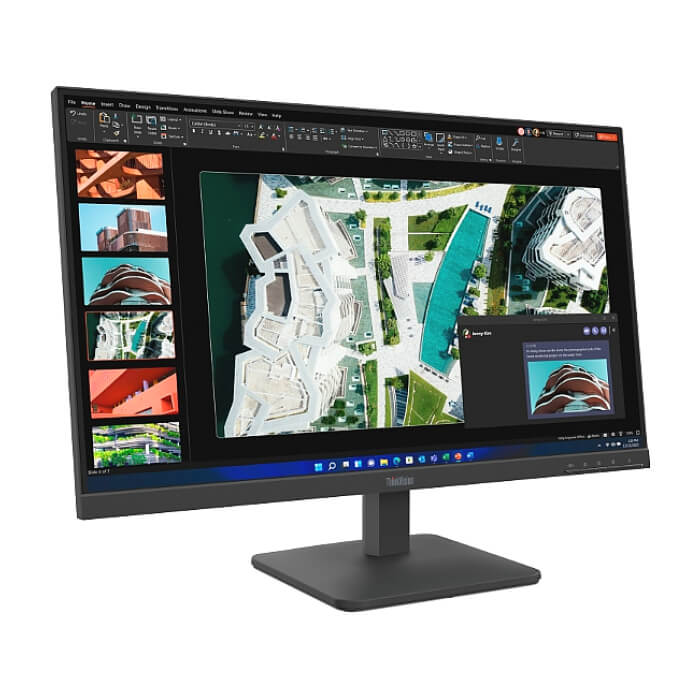 Lenovo ThinkVision S27-4e 27" IPS WLED, 1920x1080, 16:9, 4ms, 100Hz, 300 cd/m?, 1500:1, HDMI, VG, Tilt Stand ID 93198 (тъмнейл - 3)