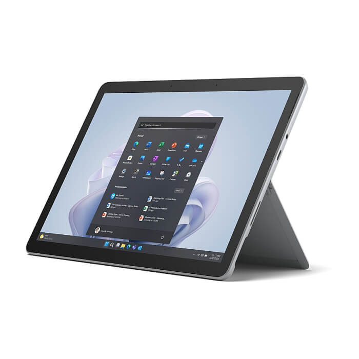 Microsoft Surface Go 4, Intel Processor N200, 10.5" (1920 x 1280) PixelSense Display, Intel UHD Graphics 615, 8GB RAM, 256GB UFS Drive, Windows 11 Pro, Platinium ID 80045 (тъмнейл - 2)