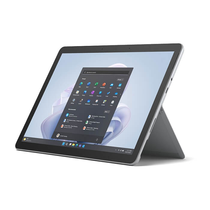 Microsoft Surface Go 4, Intel Processor N200, 10.5" (1920 x 1280) PixelSense Display, Intel UHD Graphics 615, 8GB RAM, 64GB UFS Drive, Windows 11 Pro, Platinium ID 79367 (тъмнейл - 2)
