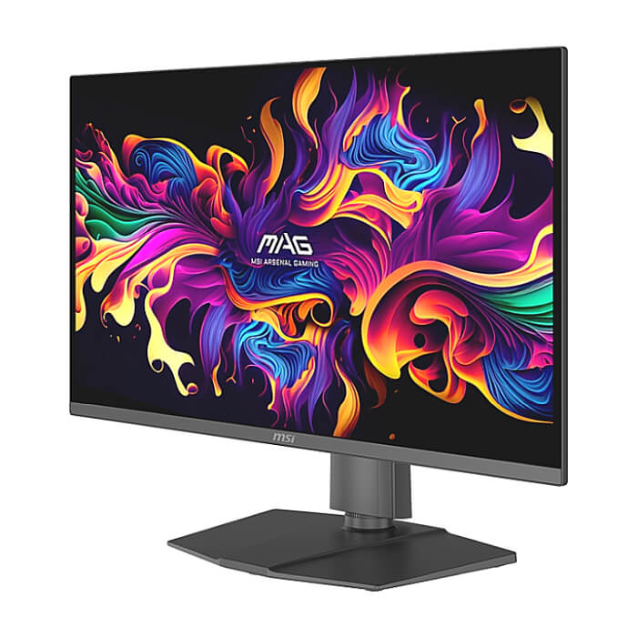 MSI MAG 271QP QD-OLED X24, 26.5", 240Hz, 0.03ms, 2560x1440 (WQHD), Oled Care 2.0, 16:9, Flat, Adaptive-Sync, HDR True Black 400, 99% DCI-P3, AR, FW Update, 450 nits, DCR 150M:1, DP(1.4a) HBR3, 2xHDMI 2.1, Pivot, Heigh Adj., VESA, Black, 8kg ID 89359 (тъмнейл - 4)