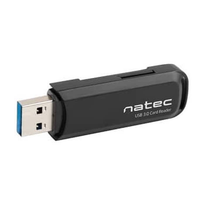 Natec Card Reader Scarab 2 SDHC MMC M2 Micro SD USB 2.0 Black (тъмнейл - 2)