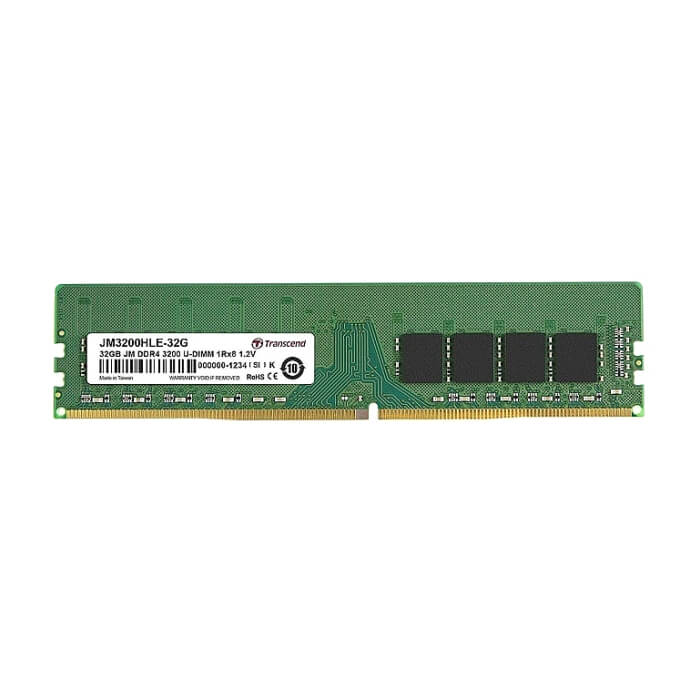 Transcend 32GB JM DDR4 3200Mhz U-DIMM 2Rx8 2Gx8 CL22 1.2V ID 63928 на супер цена