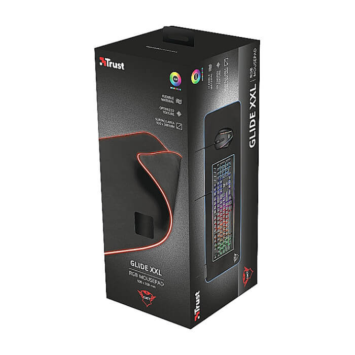 TRUST GXT 764 Glide-Flex XXL RGB Flexible Mouse Pad XXL (тъмнейл - 5)