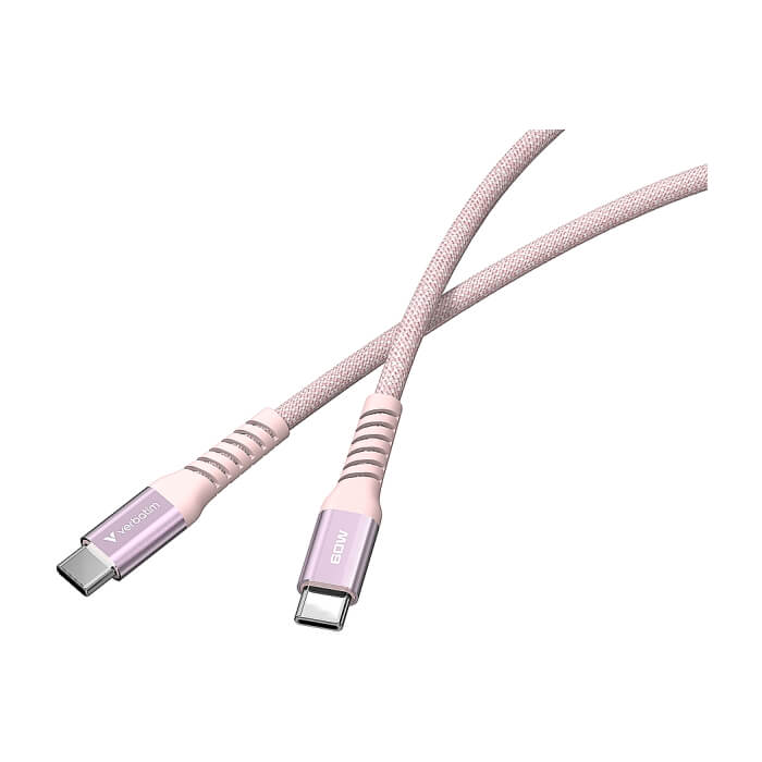 Verbatim Sync & Charge USB-C to USB-C 100W Magnetic 120 cm - Pink ID 84960 (тъмнейл - 3)