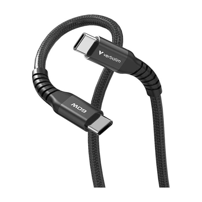 Verbatim Sync & Charge USB-C to USB-C 60W Magnetic 120 cm - Black ID 84965 (тъмнейл - 4)