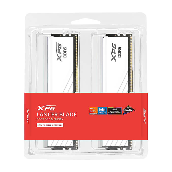 ADATA LANCER BLADE RGB 32GB (2x16GB) DDR5 6000 MHz U-DIMM White ID 64104 на супер цена