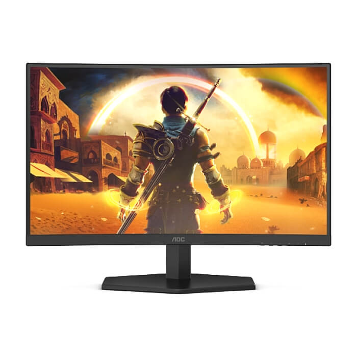 AOC C24G42E, 23.6" VA Curved 1500R, WLED, 1020x1080@180Hz, 4ms GtG, 0.5ms MPRT, 250cd m/2, 3000:1, 80M:1 DCR, Adaptive Sync, FlickerFree, Low Blue Light, 2Wx2, Tilt, 2xHDMI, DP ID 88631 (тъмнейл - 2)