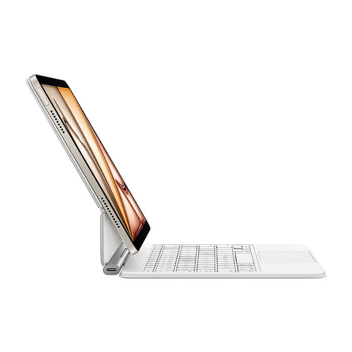 Apple Magic Keyboard for iPad Air 11-inch (M3) - US English - White (тъмнейл - 4)
