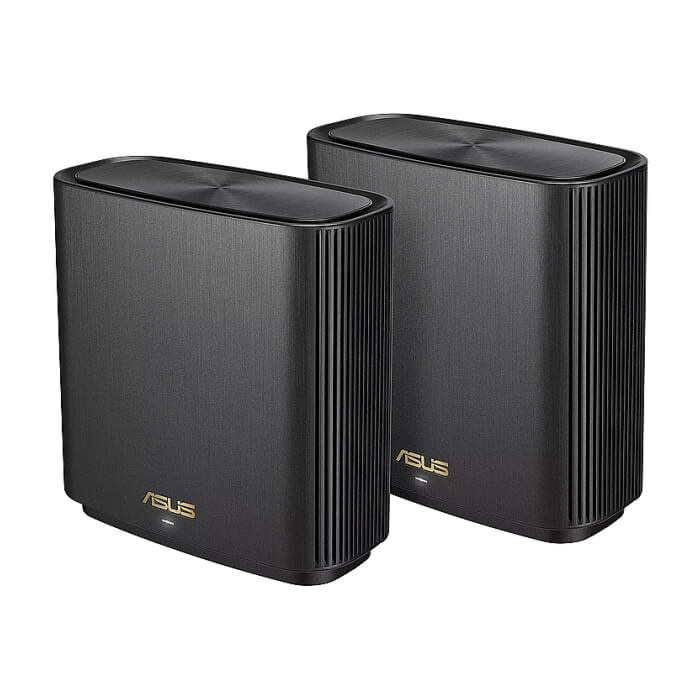 Asus Mesh WiFi system, ZenWiFi XT8 V2 2PK, AX6600, Tri-Band, coverage up to 510m2, Quad-Core 1.5GHz CPU, 256MB/512MB Flash/RAM, 2.5G port, AiProtection Pro, Adaptive QoS, VPN server/client, IPTV, OFDMA, Beamforming, AiMesh, Black (тъмнейл - 4)
