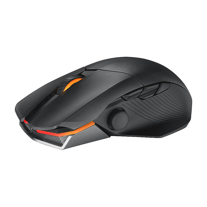 Asus ROG Chakram X Origin Gaming Mouse, Tri-mode connectivity (2.4GHz RF, Bluetooth, Wired), 36000 DPI sensor, 11 programmable buttons, Detachable joystick, Paracord cable, Black (тъмнейл - 4)