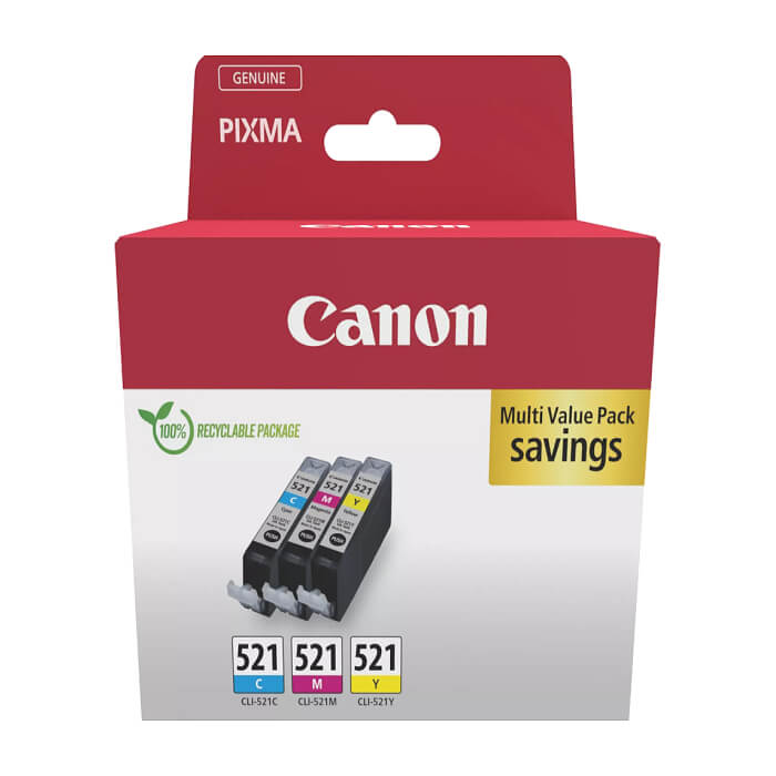 Canon CLI-521 C/M/Y Multi Pack ID 69843 на супер цена