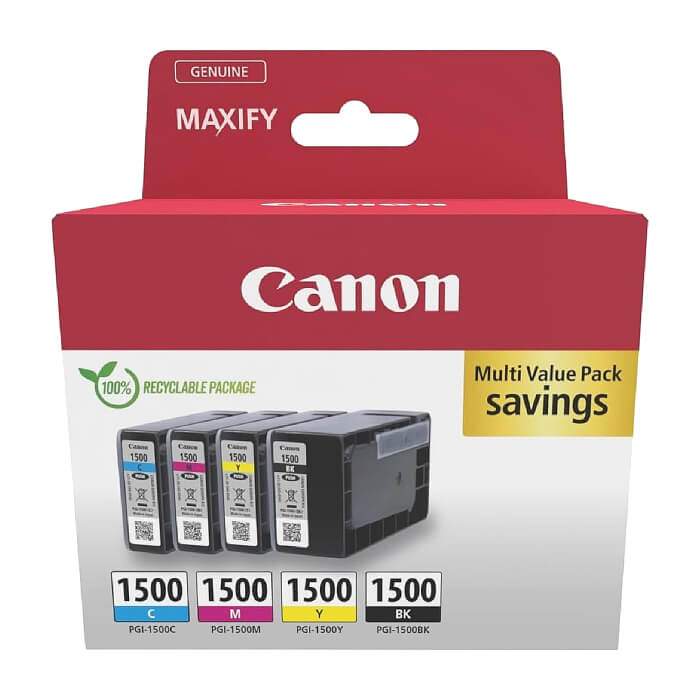 Canon PGI-1500 BK/C/M/Y Multi Pack ID 90351
