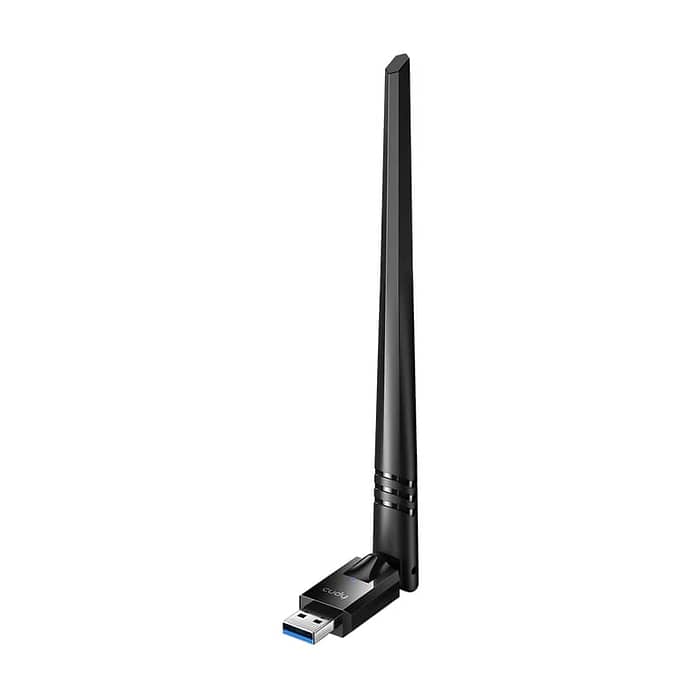 Cudy WU1400 Wi-Fi High Gain USB 3.0 Adapter AC1300 1300Mbps, 867Mbps at 5GHz + 400Mbps at 2.4GHz, 1 high gain detachable antenna, USB 3.0 на супер цена