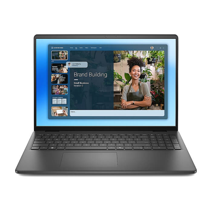 Dell 16 DC16250, Intel Core 7 150U (10 cores, up to 5.4 GHz), 16.0" FHD+(1920x1200) AG, 300nits, 16GB, 2x8GB, DDR5, 5200 MT/s, 1TB M.2 PCIe, Intel Graphics, Cam, FPR, Wi-Fi 6, ID 90583