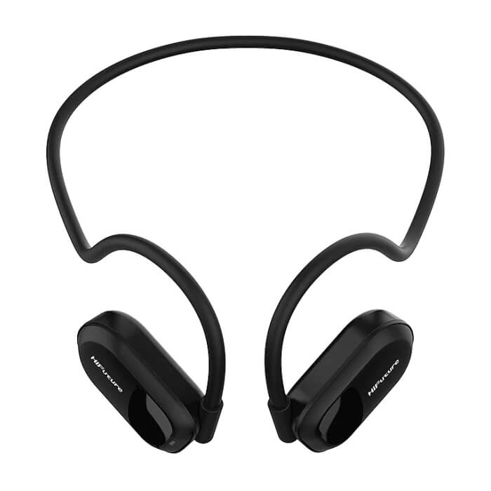 HiFuture FutureMate Black, Open Ear Comfort, Bluetooth 5.3, Dual Mics ENC Calling System, Playtime up to 8 Hours, IPX5 Waterproof, Extra Bass Boost ID 94740 (тъмнейл - 4)