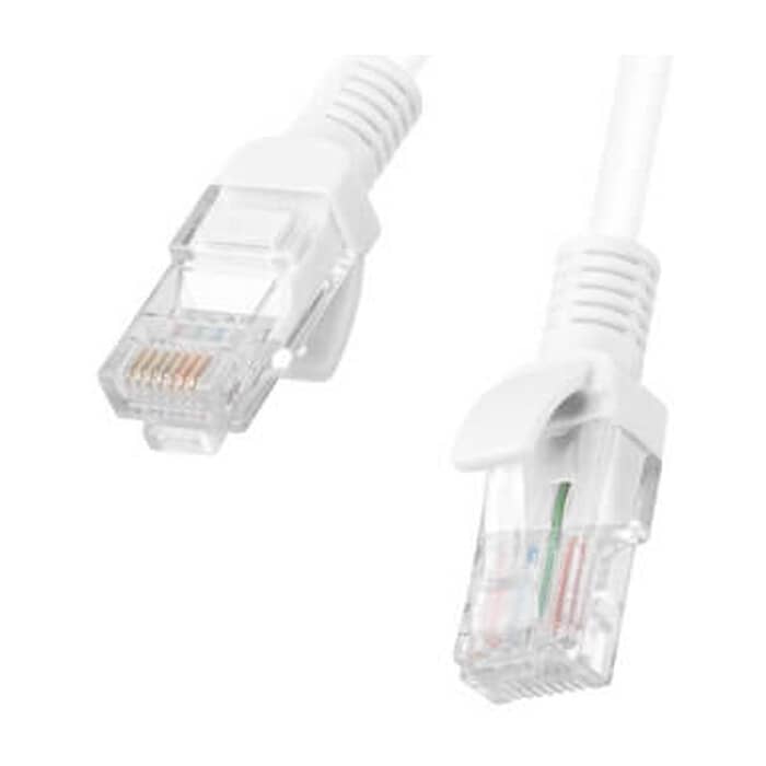 Кабел - Lanberg patch cord CAT.5E 0.5m, white ID 72289 на супер цена от GT Computers Кабел - Lanberg patch cord CAT.5E 0.5m, white ID 72289 на супер цена