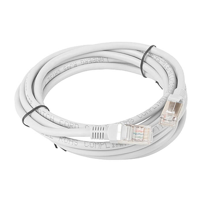 Кабел - Lanberg patch cord CAT.5E FTP 3m, grey ID 72466 (тъмнейл - 2)