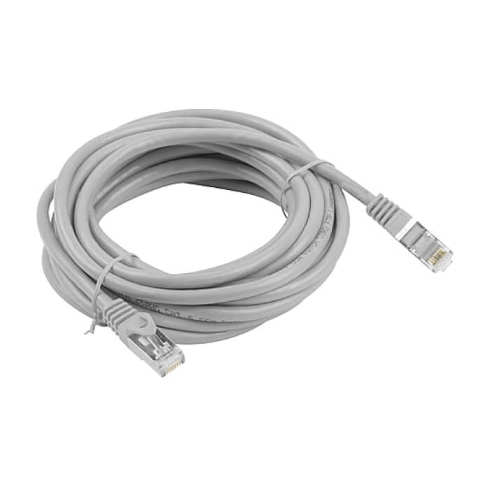 Кабел - Lanberg patch cord CAT.6 FTP 10m, grey ID 72386 (тъмнейл - 2)