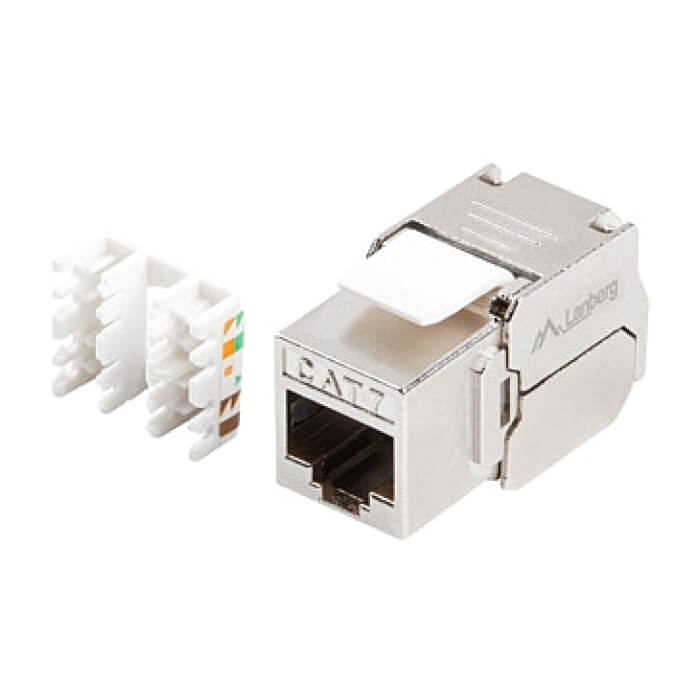 Lanberg keystone module toolless rj45 CAT.7 ftp 180° ID 87014 на супер цена от GT Computers Lanberg keystone module toolless rj45 CAT.7 ftp 180° ID 87014 на супер цена