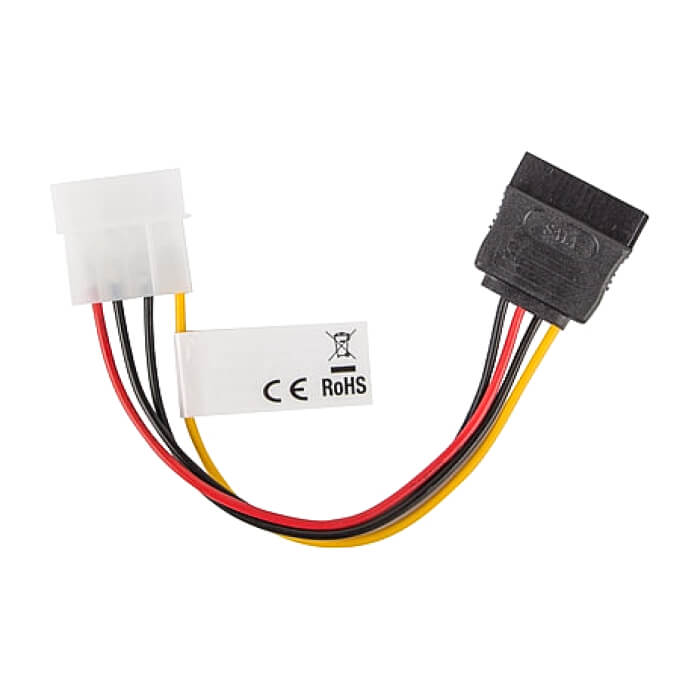 Lanberg molex (m) -> SATA (f), cable 15cm (тъмнейл - 3)