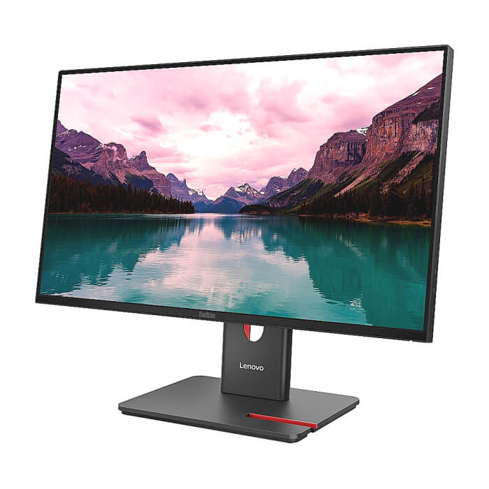 Lenovo ThinkVision T24-40 23.8" IPS, WLED, 1920x1080, 4ms, 250 cd/m2, 1500:1, 48Hz-120Hz, Tilt, Swivel, Pivot, Height Adjust Stand, USB-A,B,C, HDMI, DP, VGA ID 90533 (тъмнейл - 2)