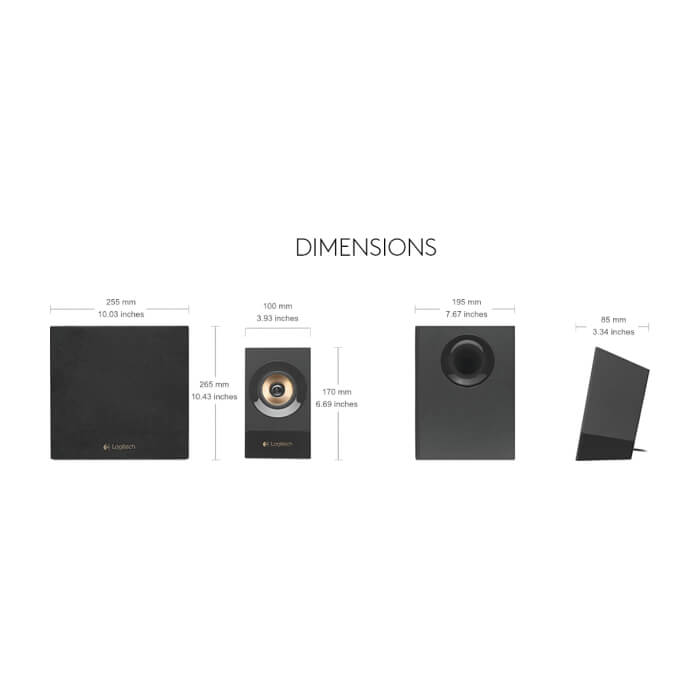 Logitech 2.1 Speakers Z533, 120W Black (тъмнейл - 5)
