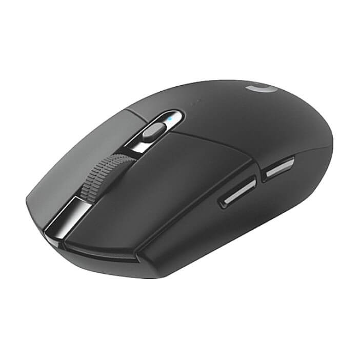 Logitech G305 Wireless Mouse, Lightsync RGB, Lightspeed Wireless, HERO 12K DPI Sensor, 400 IPS, 6 Programmable Buttons, Black (тъмнейл - 3)