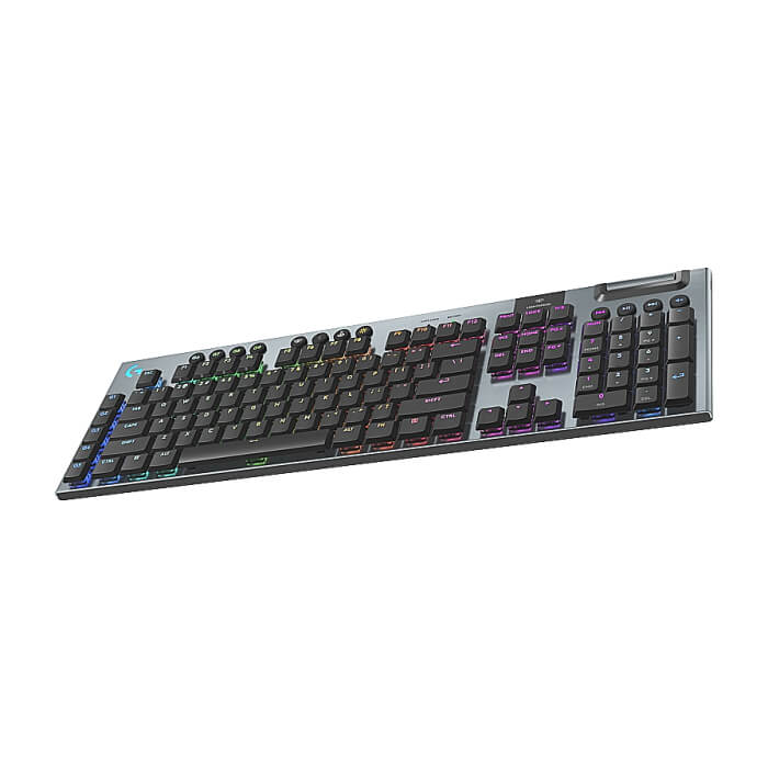 Logitech G915 X LIGHTSPEED Low-Profile Wireless Gaming Keyboard - Black US International Clicky (тъмнейл - 3)