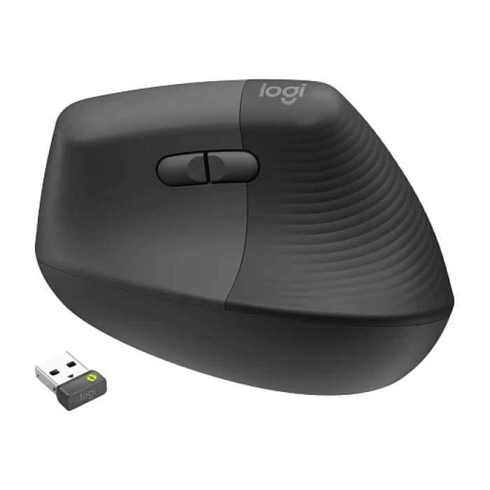 Logitech Lift Vertical Ergonomic Mouse for Business, Graphite (тъмнейл - 2)