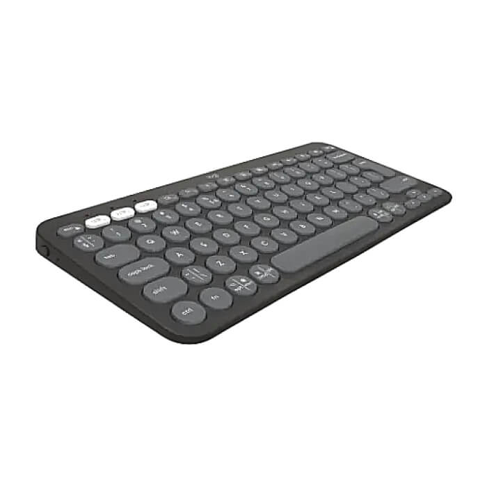 Logitech Pebble Keys 2 K380s - TONAL GRAPHITE - US INT'L - BT - N/A - INTNL-973 - UNIVERSAL (тъмнейл - 2)