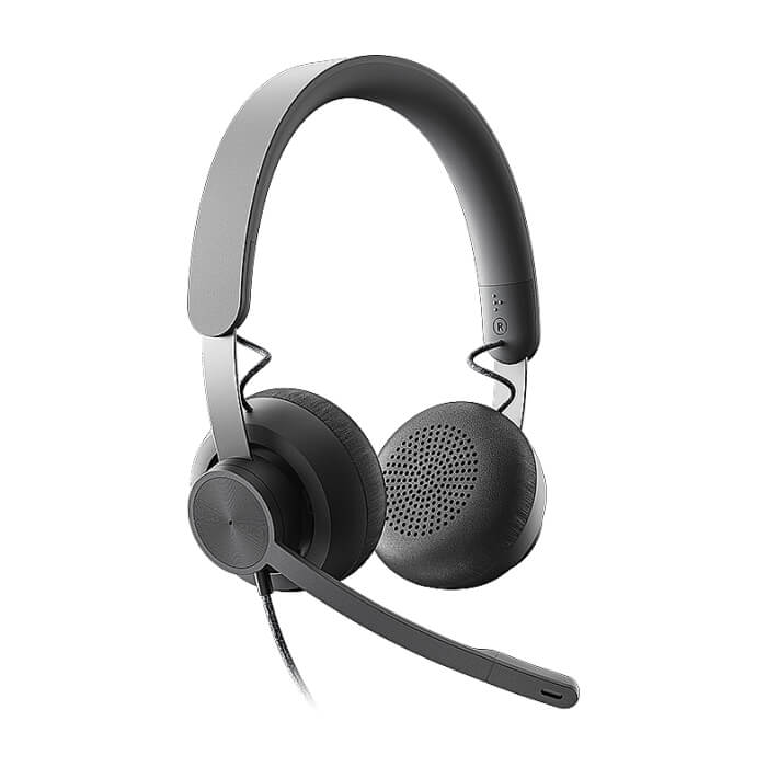 Logitech Zone Wired USB Headset, UC, Noise-cancelling Microphone, Flexible Mic, Passive Noise Isolation, Inline controls, USB-C & USB-A, Graphite ID 66441 на супер цена