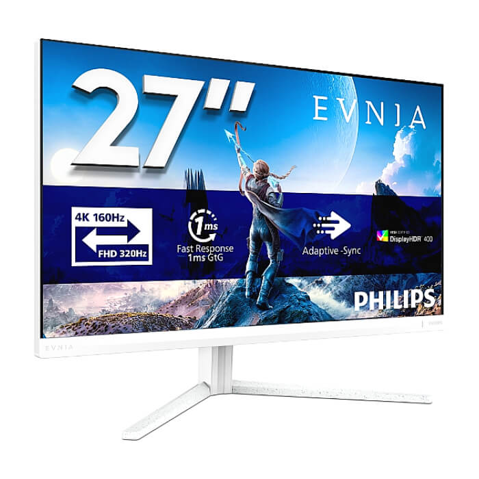 Philips 27M2N5901A, 27" Fast IPS WLED, 3840x2160@160Hz, 1ms GtG, 0.5ms MPRT, 450cd m/2, 1000:1, Mega Infinity DCR, Adaptive Sync, FlickerFree, LowBlue Mode, 5Wx2, Tilt, Height ID 97971 (тъмнейл - 2)