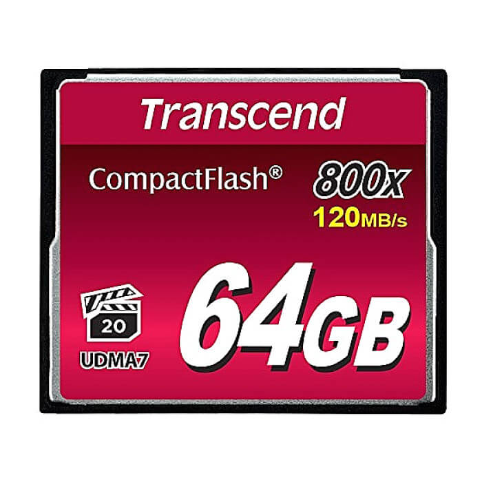 Transcend 64GB CF Card (800x) ID 74017 на супер цена