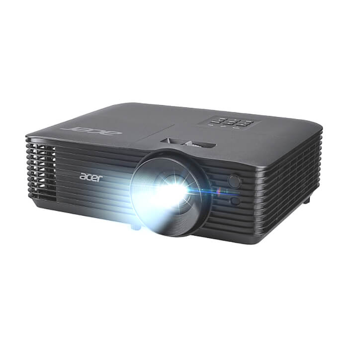 Acer Projector X1328AF, DLP, WXGA(1280x800), Auto Focus, 5000 ANSI Lumens, 20 000:1, 1.3x, 3D ready, VGA in/out, 2xHDMI, RCA, Audio in/out, USB type A (5V/1A), RS232, Lamp life up to 15000h, Auto Keystone, Speaker 1x3W, 2.8kg, Black ID 85757 (тъмнейл - 2)