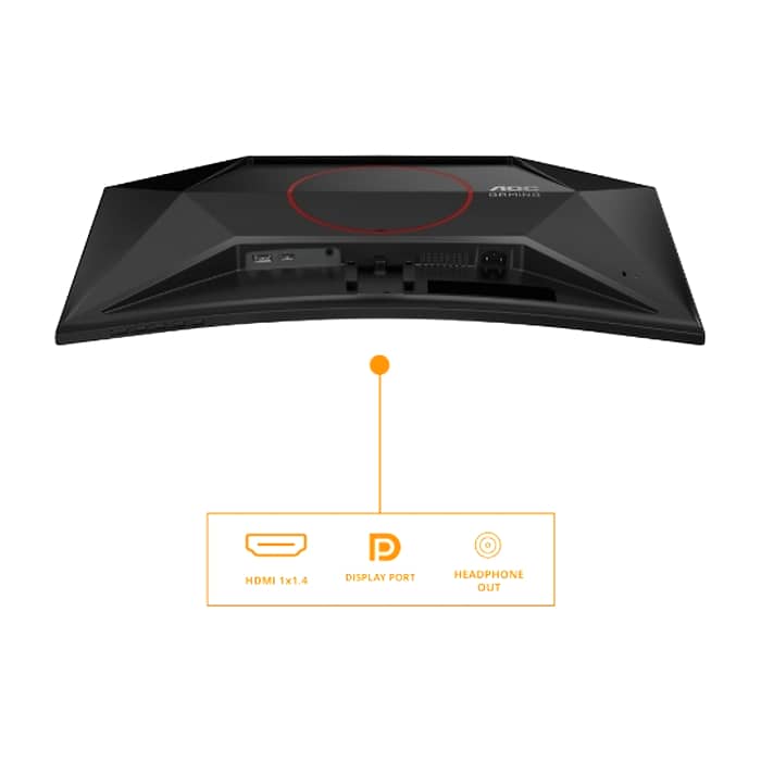 AOC C24G42FE, 23.6" Curved 1500R, VA, WLED, 1920x1080@180Hz OC (Native 144Hz), 4ms GtG, 0.5ms MPRT, 300cd m/2, 3000:1, 80M:1 DCR, Adaptive Sync, FlickerFree, Low Blue Light, T ID 99516 (тъмнейл - 4)