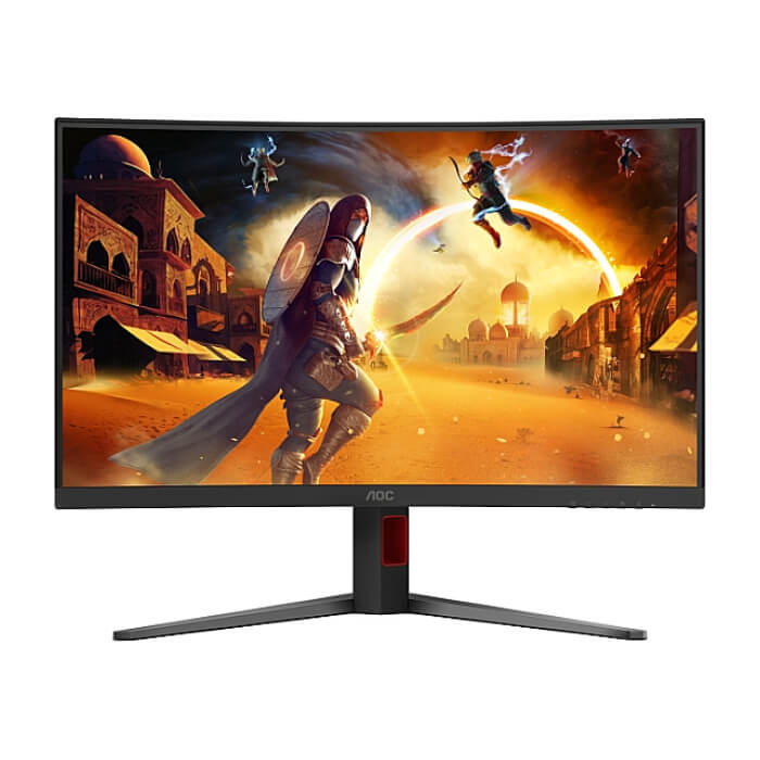 AOC C32G4Z, 31.5" Curved 1500R, VA, WLED, 1920x1080@260Hz (OC, Native 240Hz), 4ms GtG, 0.3ms MPRT, 300cd m/2, 3500:1, Adaptive Sync, FlickerFree, Anti Blue Light, 5Wx2, Tilt, ID 97973 (тъмнейл - 5)