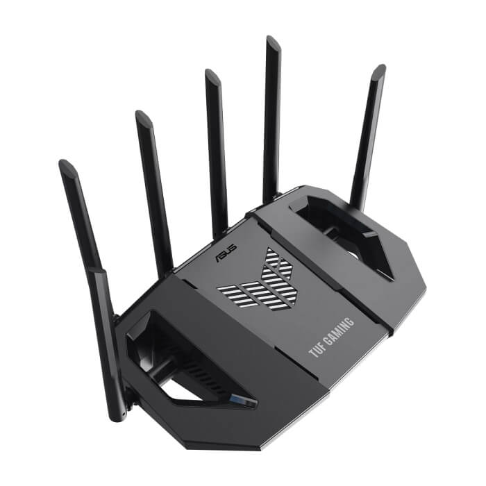 Asus Gaming Wireless Router,TUF Gaming BE9400 Tri Band WiFi 7 (802.11be) Extendable Gaming Router, Quad 2.5G ports, 3-step Port Forwarding, Smart Home Master, AiMesh support, and A (тъмнейл - 4)