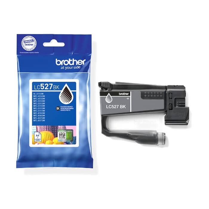 Brother LC527BK Black Ink Cartridge for MFCJ5010DW/MFCJ5110DW - 1300 page yield ID 99408 (тъмнейл - 3)