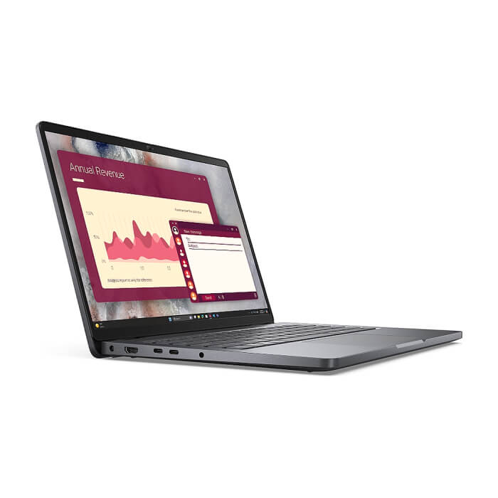Dell Pro 14 PC14250, Intel Ultra 5 235U vPro (12 TOPS NPU, 12 cores, up to 4.9 GHz), 14, FHD+, 300 nit, 45% NTSC, AG, 16 GB: 1 x 16 GB, DDR5, 5600 MT/s, 512 GB SSD, Integrated Inte ID 91466 (тъмнейл - 2)