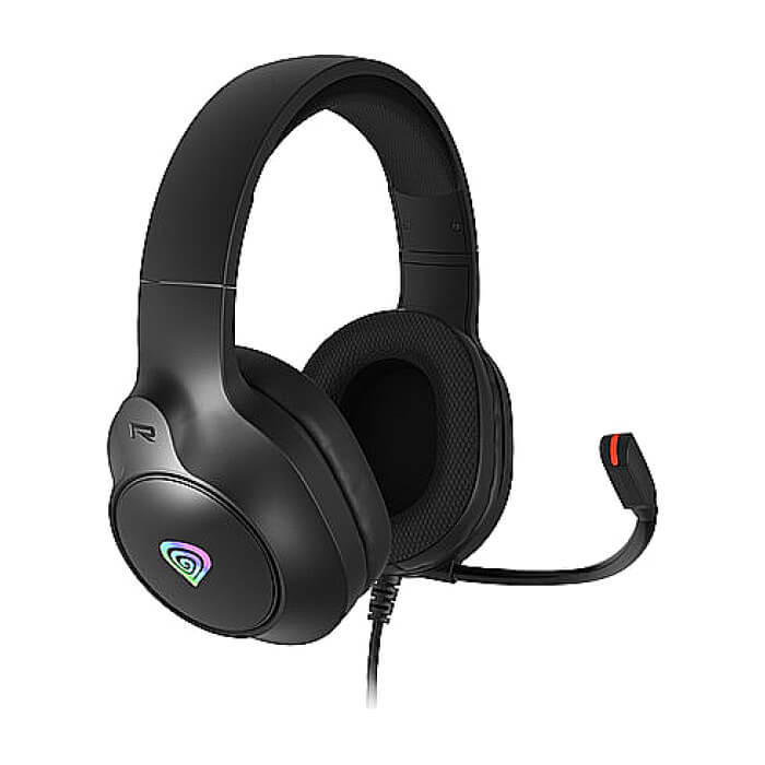 Genesis Headset Neon 213 With Microphone RGB Illumination Black ID 92369 (тъмнейл - 3)