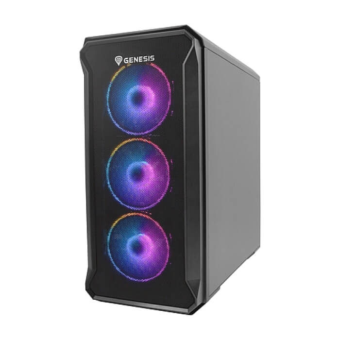 Genesis PC Case Irid 503 ARGB V2 MATX Mini Tower Window, Black ID 63616 (тъмнейл - 2)
