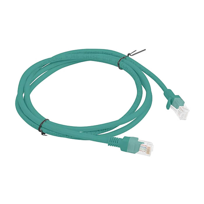 Кабел - Lanberg patch cord CAT.6 1.5m, green ID 72196 (тъмнейл - 2)