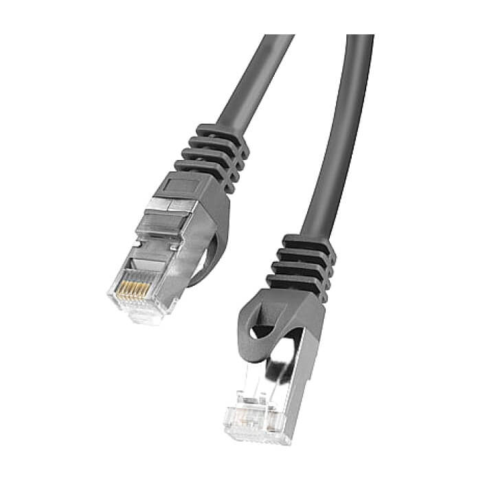 Кабел - Lanberg patch cord CAT.6 FTP 2m, black ID 72410