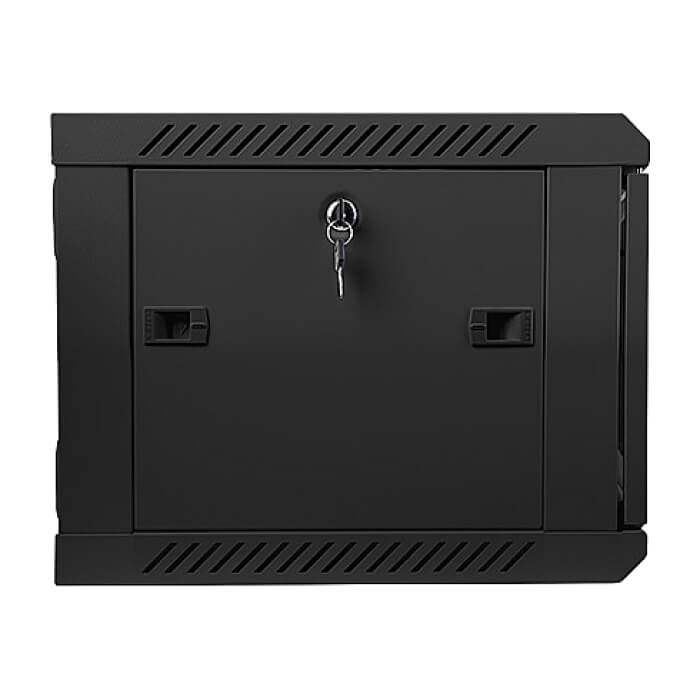 Lanberg rack cabinet 19” wall-mount 6U / 600x450 for self-assembly (flat pack), black ID 71901 (тъмнейл - 5)