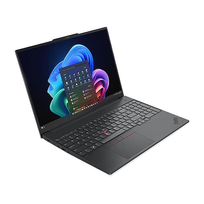 Lenovo ThinkPad E16 G4, Intel Core Ultra 5 325 (up to 3.40GHz, 12MB), 16" WUXGA, 32GB, 512GB SSD, Intel Graphics, BT 5.4,Wi-Fi 7 2x2 BE, Wired Ethernet, FPR, 1080PFHD Hybrid, 4 Cell, 65W, DOS, 3YR Onsite (тъмнейл - 2)