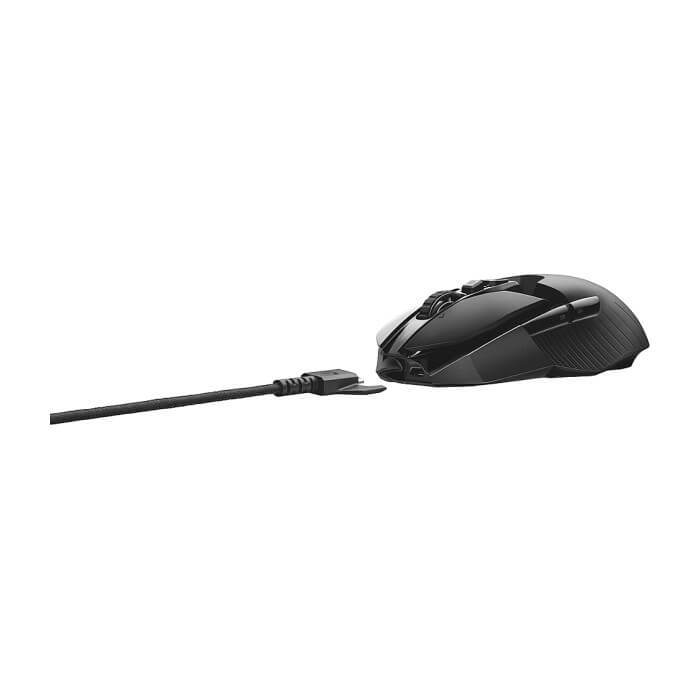 Logitech G903 Wireless Mouse, Lightsync RGB, Lightspeed Wireless, HERO 25K DPI Sensor, 400 IPS, Programmable Buttons, 10g Optional Weight, 110g, Black (тъмнейл - 5)