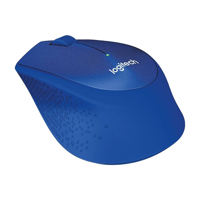 Logitech Wireless Mouse M330 Silent Plus, blue (тъмнейл - 3)